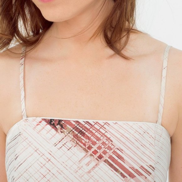 NWT White House Black Market Strapless Fit-And-Flare Dress - Picture 3 of 6